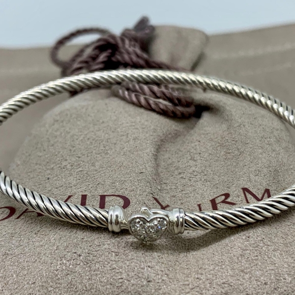 NWOT David Yurman Heart Bracelet with Diamonds - Picture 4 of 6